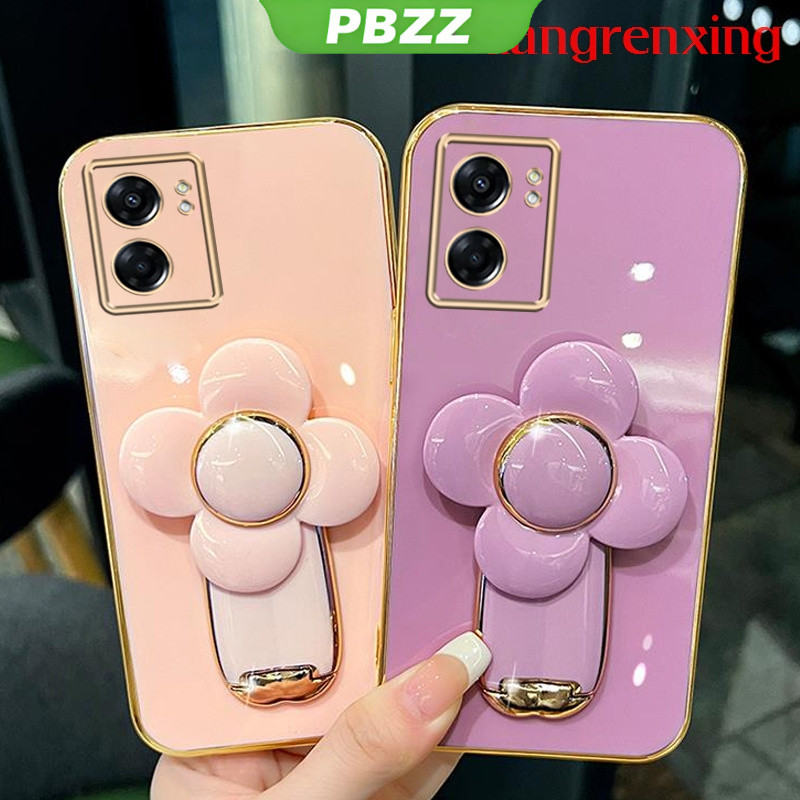 PBZZ เคส oppo A57 2022 4g oppo a77s 5G A77 5G เคสโทรศัพท์มือถือ ซิลิโคนนิ่ม กันกระแทก พร้อมที่ตั้งวา