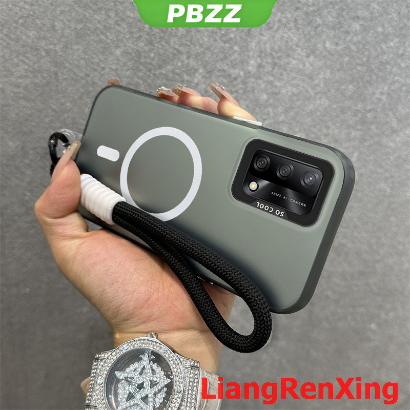 PBZZ เคสสําหรับOPPO A74 a96 a76 a95 4g A74 5g a52 a92 เคสโทรศัพท์เคสแข็งTPUกันกระแทกดีไซน์ใหม่ความงามพร้อมที่วางและเชือกเส้นเล็กน่ารัก CYDTBS02