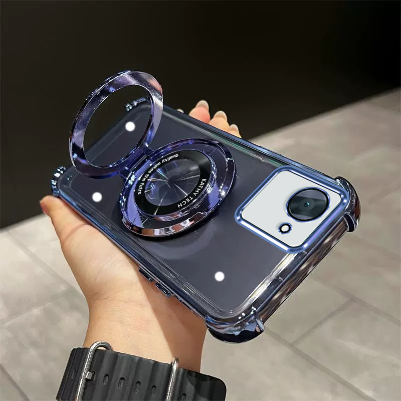 เคส Realme C30S / C30 / Narzo 50i Prime TPUที่วางโทรศัพท์กันกระแทกพร้อมฟังก์ชั่นกันลื่นSJZJโทรศัพท์ม