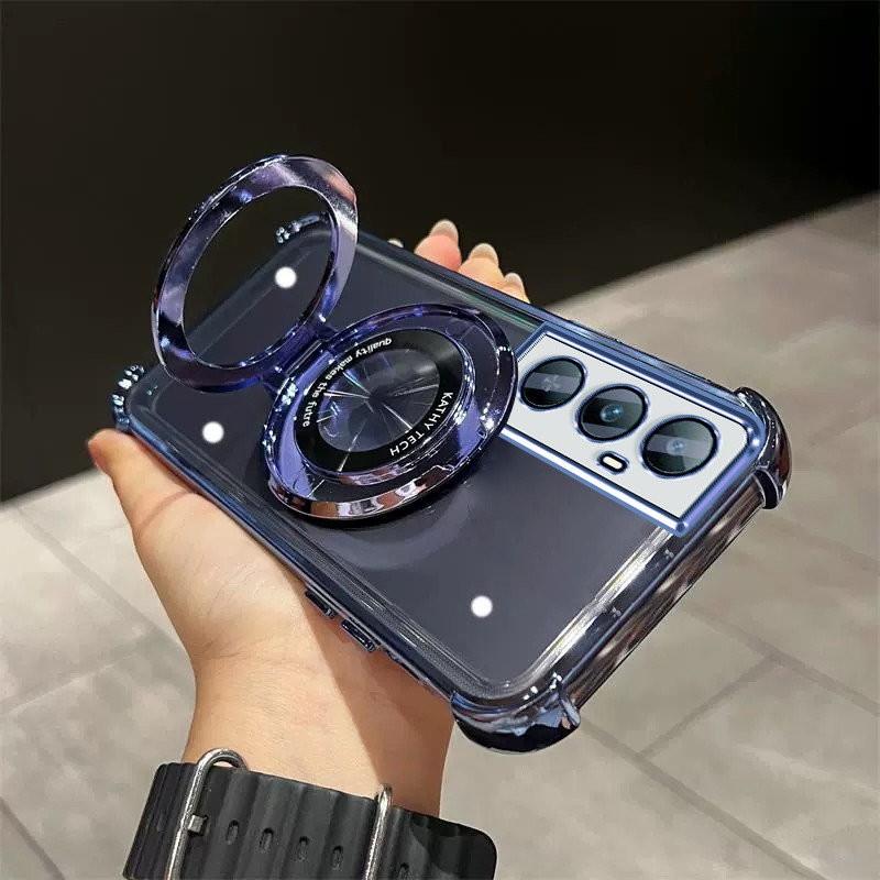 เคส For Realme C65 4G tpu ที่วางโทรศัพท์กันกระแทกพร้อมฟังก์ชั่นกันลื่น SJZJ เคสโทรศัพท์มือถือ