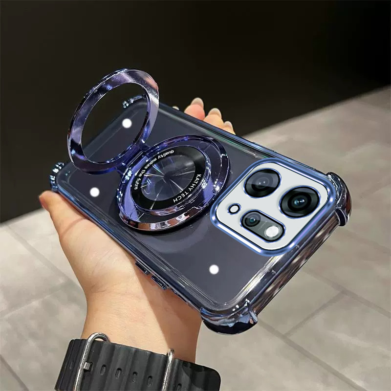 เคส Oppo Reno 14 5G / Reno 14 Pro 5G tpu ที่วางโทรศัพท์กันกระแทกพร้อมฟังก์ชั่นกันลื่น SJZJ เคสโทรศัพท์มือถือ