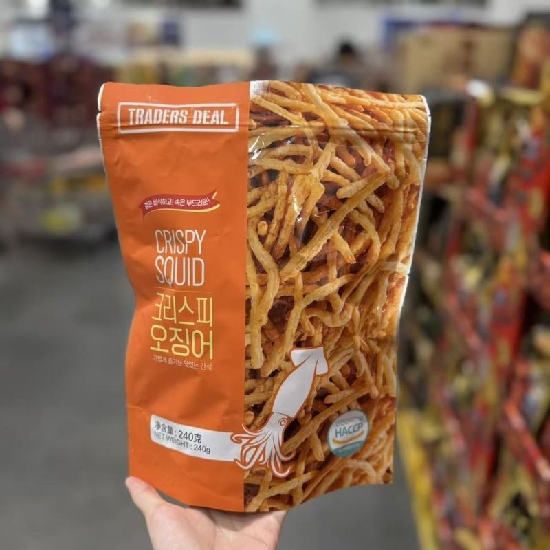 Sam Crispy Squid Strips 240g Fresh Sweet Crispy Delicious Rich in Protein Fresh Tough Chewy Chasing 