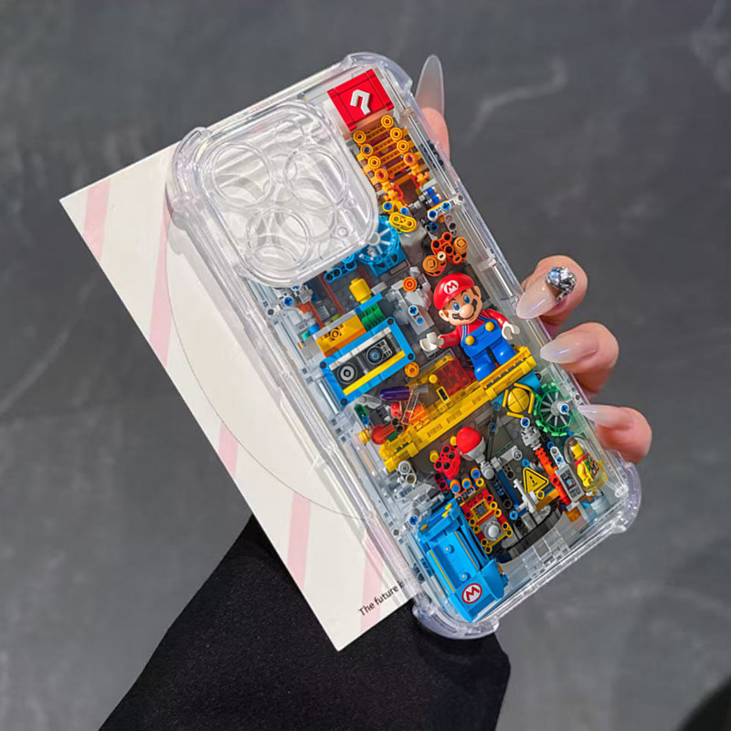 สําหรับOPPO 14F 13F 12F 11F 14 13 12 11 Pro 8 7 8T 7Z 8Z 5Z 6Zการ์ตูนน่ารักเกมอาคารSuper Mario Brosน