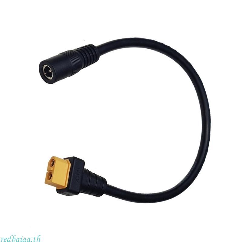 Redbaiaa XT60 Female to DC5525 Female Connectors Cable for Outdoor Power Solution
