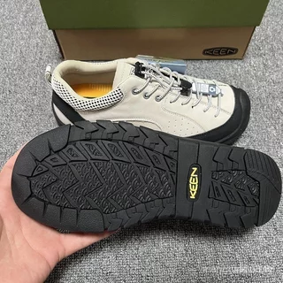 Koen KEEN Second-Generation ของแท้หนังกลางแจ้งคู่รองเท้าขนาดใหญ่ Anti-slip One-Pedal เดินป่ารองเท้าเดินป่าอินเทรนด์ All-Match XK AT0E