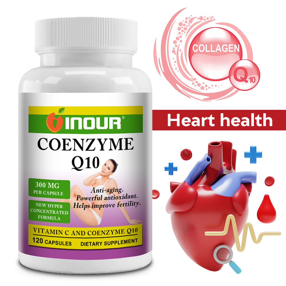 COENZYME Q10 300mg with Vitamin C แคปซูล - สนับสนุนสุขภาพหัวใจและภาวะเจริญพันธุ์
