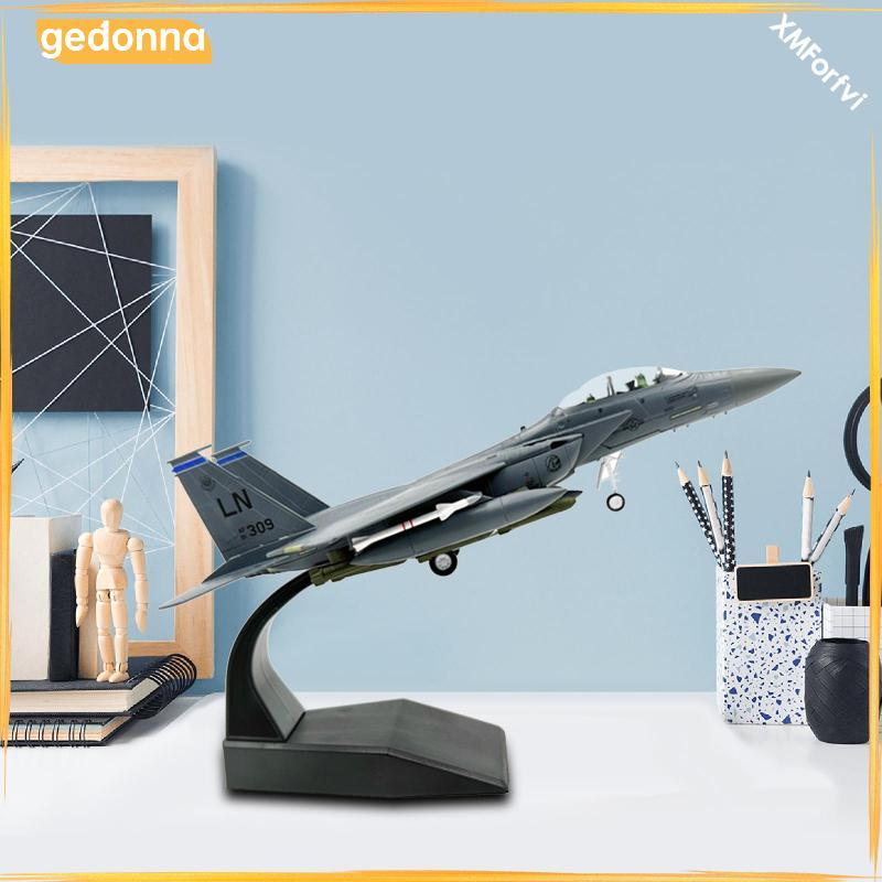 [gedonna] 1/100 Scale F15E Fighter Diecast Alloy Model ผู้ใหญ่ของขวัญเครื่องบินเครื่องบินพร้อม