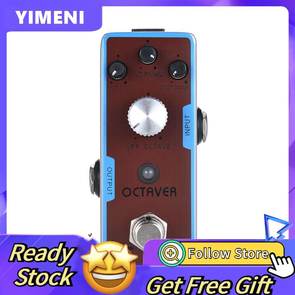 Yimeni-th ENO OCT-1 OCTAVE Mini Octave กีตาร์เหยียบ True Bypass Full Metal Shell