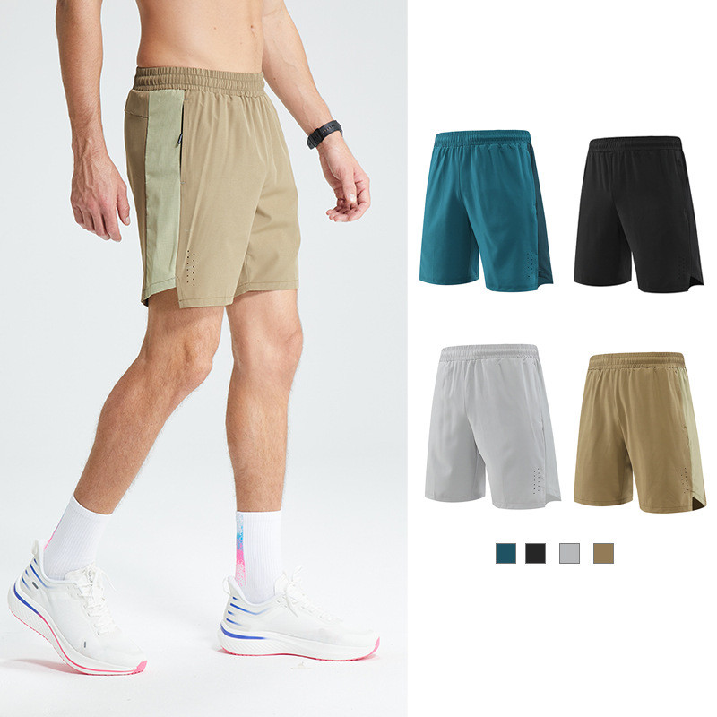 Men's Athletic Shorts Summer Quick-Drying Breathable Basketball Running Fitness Laser Punching Short