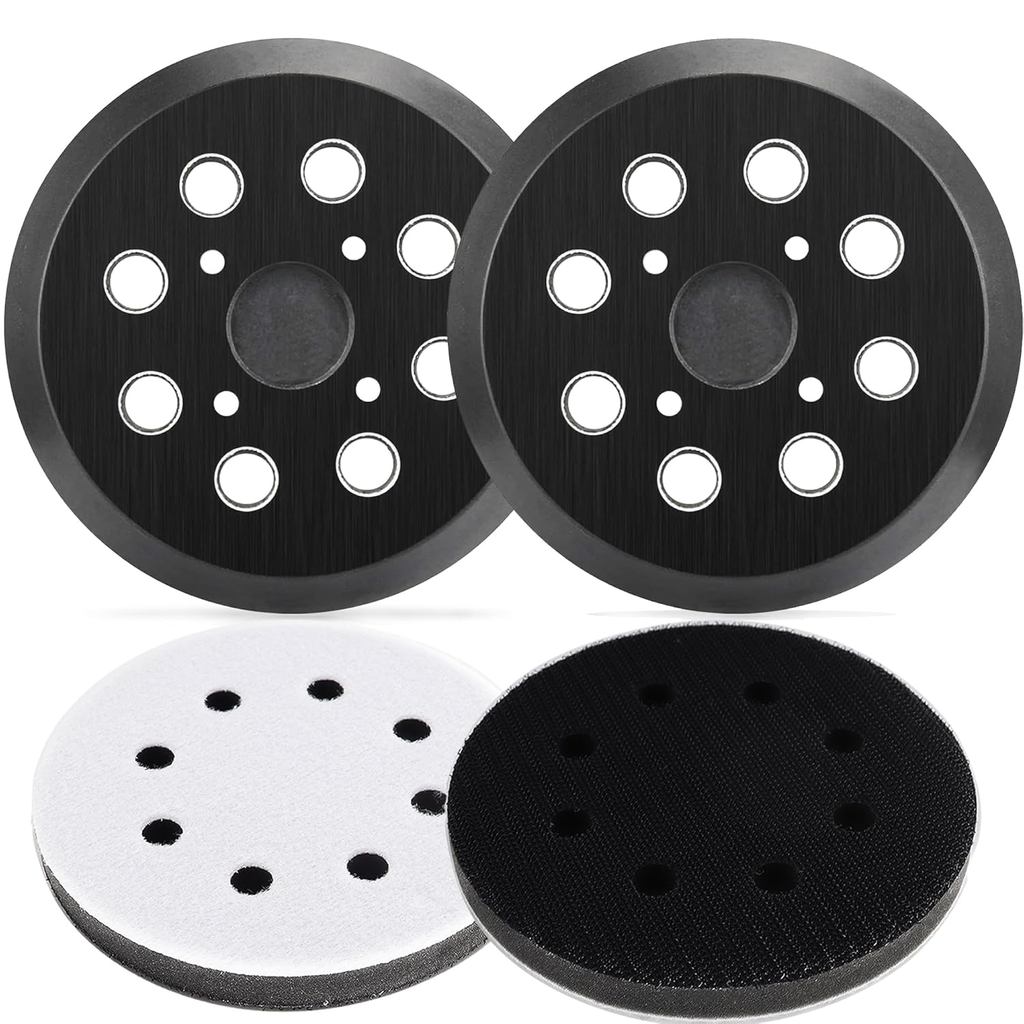 Orbital Sander Pads 5 นิ้ว Sander Pad สําหรับ Milwaukee Orbit Sander เปลี่ยนแผ่นใช้งานร่วมกับ Ryobi 