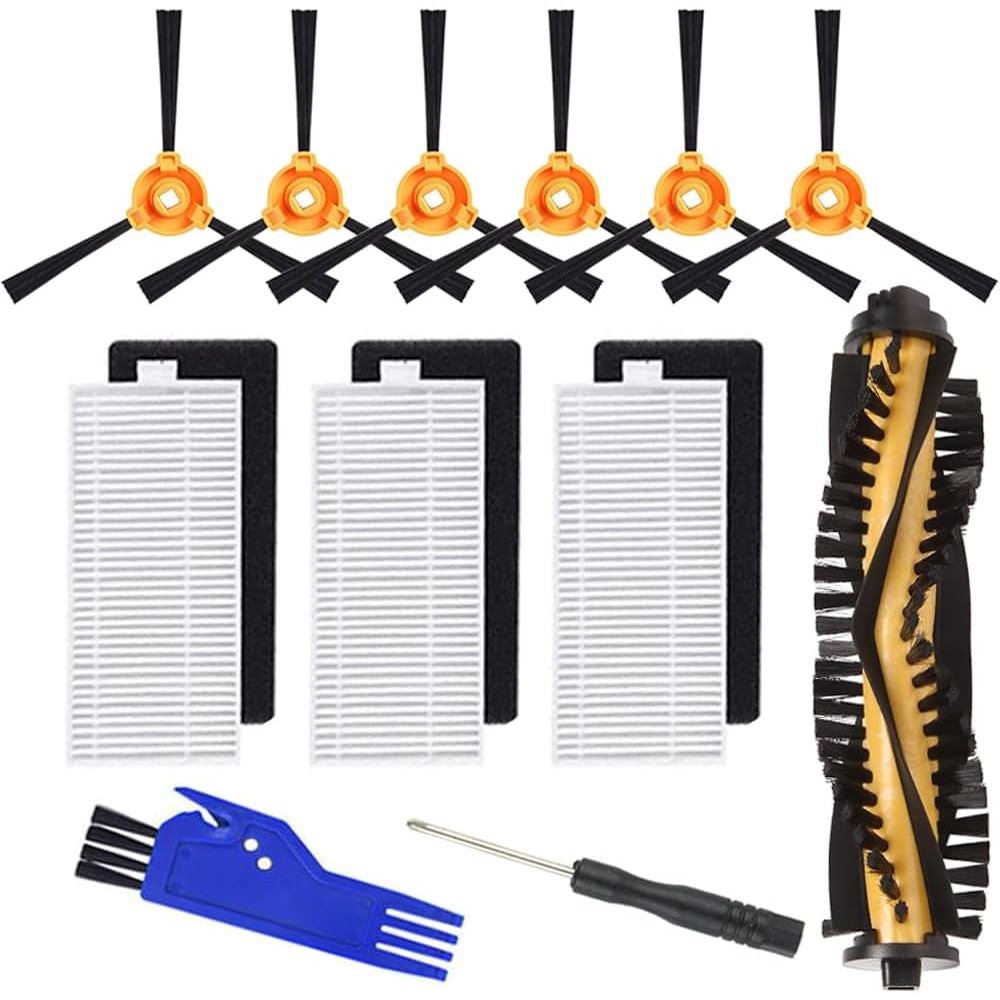 อะไหล่รถยนต์ Deebot n79s แปรงหลัก + แปรงด้านข้าง + ตัวกรอง, ชิ้นส่วนเปลี่ยน Deebot สําหรับ DN622.11 