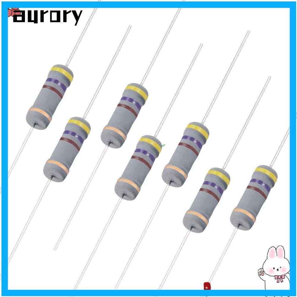 AURORY 470 Ohm Resistor, ตัวต้านทานฟิล์มคาร์บอน 2W, Easy to us 4 Bands 5% Tolerance สําหรับ DIY โครง
