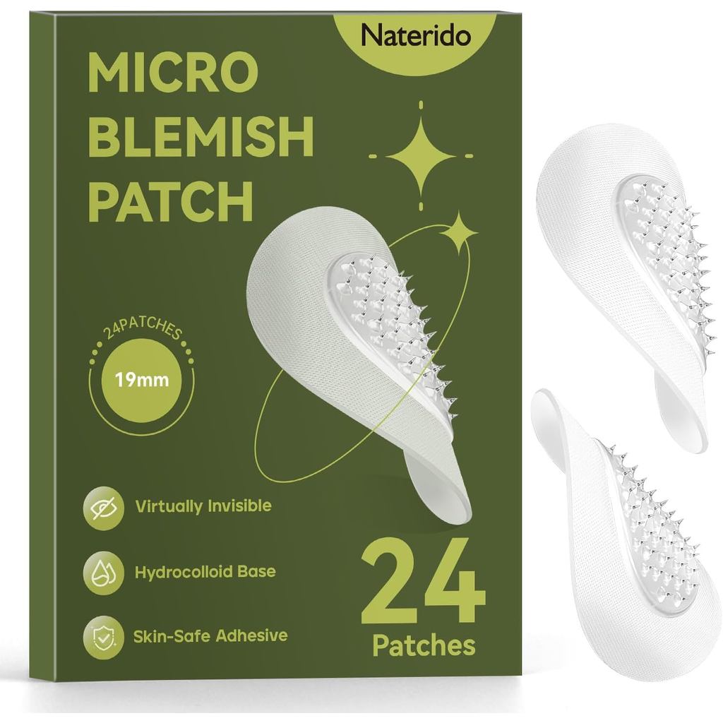 Microdart Hydrocolloid Acne Patch 24 นับ,Pimpple Patch Hyaluronate Acid & Salicylic Acid Pimples Ove