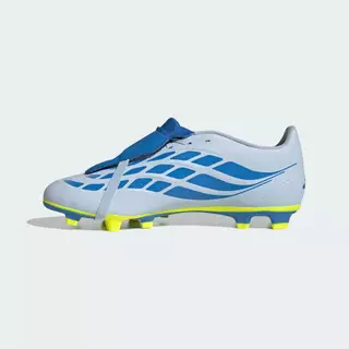 adidas ฟุตบอล รองเท้าฟุตบอลพร้อมลิ้นพับได้ PREDATOR CLUB สำหรับพื้นสนามหญ้า/พื้นสนามหลายประเภท Unisex สีน้ำเงิน JS0347
