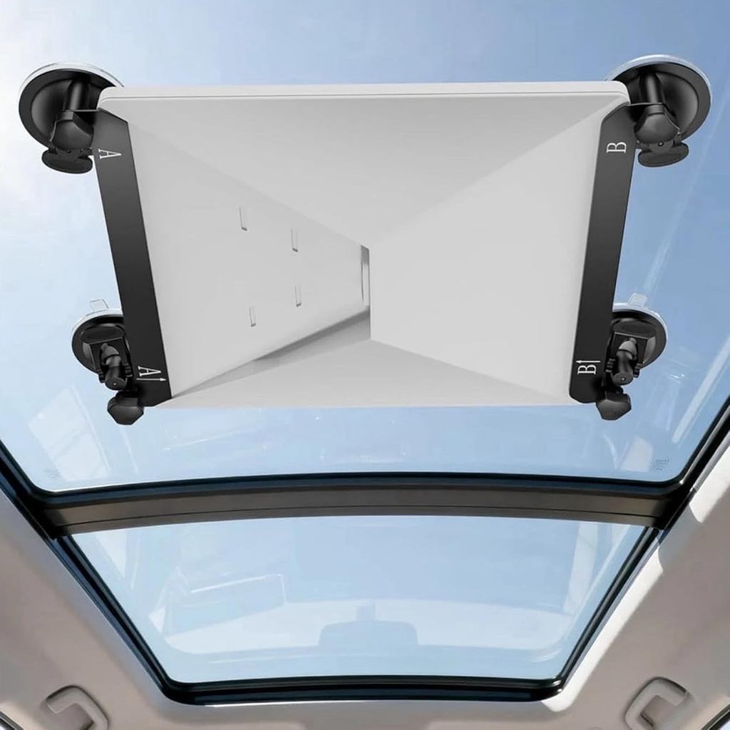 Starlink Mini Car Mount, Heavy-Duty Vacuum Mount สําหรับ Sunroof & Windshield, Anti-Vibration Bracke