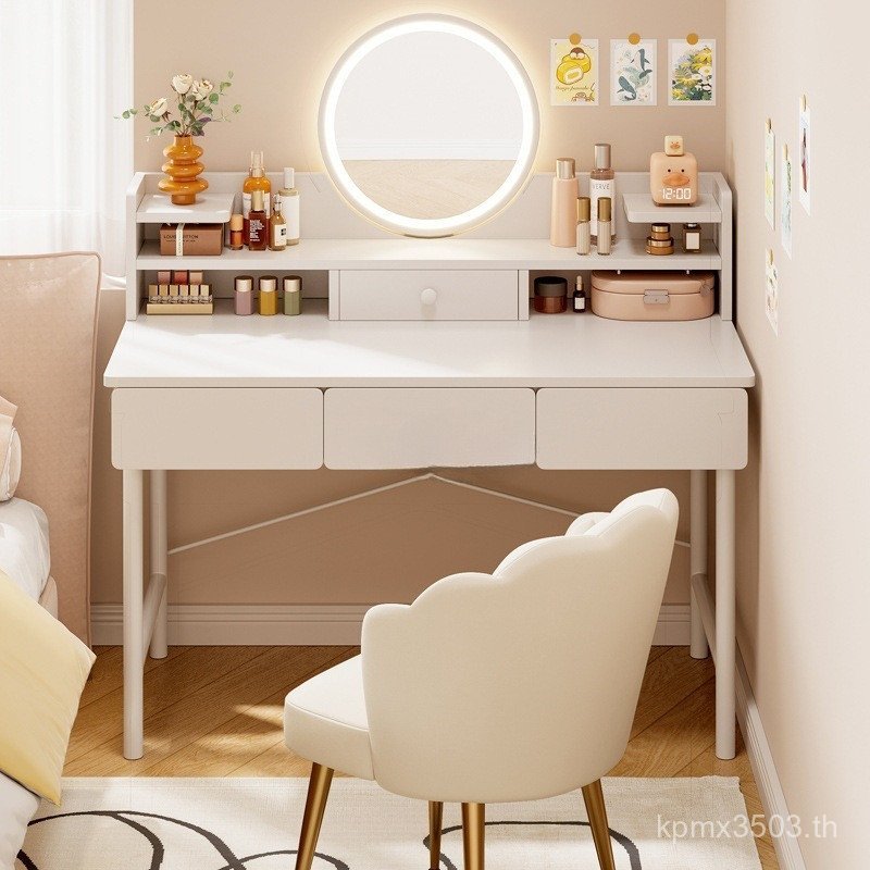 Net Simple Beiwo Modern Book Dressing ตารางสีแดง ins อพาร์ทเมนต์ขนาดเล็กโต๊ะเครื่องแป้งข้างเตียงขนาด