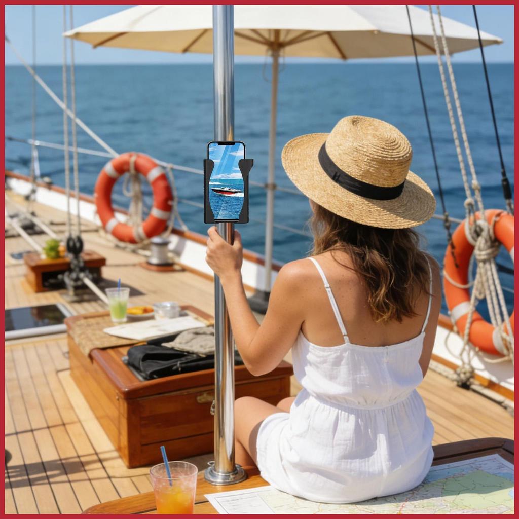 ที่วางโทรศัพท์สำหรับเรือและยานพาหนะ Marine Secure Mount สำหรับสมาร์ทโฟนKayak และGolf Cart