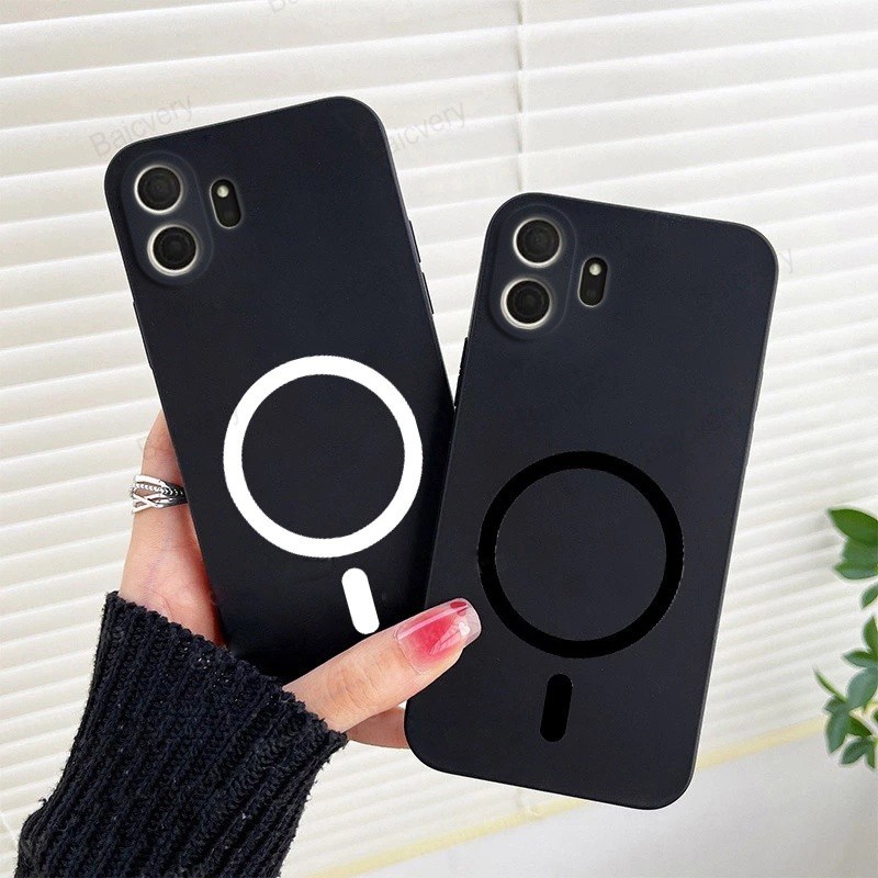 เคสโทรศัพท์สีดําสําหรับ TCL NxtPaper 70 Pro Soft ป้องกันสําหรับ K70 4G 5G พร้อมสติกเกอร์แม่เหล็กสําหรับ TCL K70 Power/K70 SE