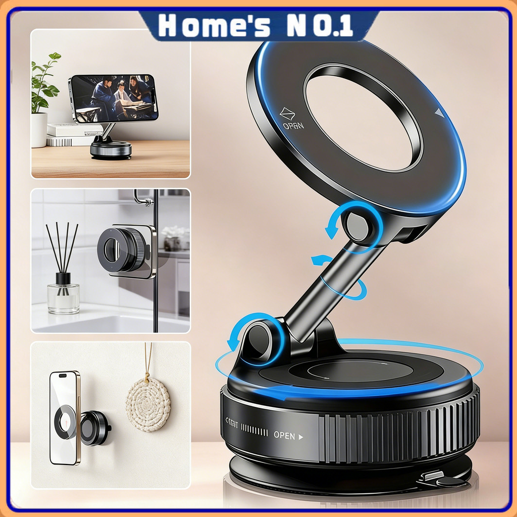 K007 ที่วางโทรศัพท์ในรถยนต์ แบบแม่เหล็ก ปรับได้ 360 magnetic phone car holder ใช้ได้กับมือถือทุกรุน
