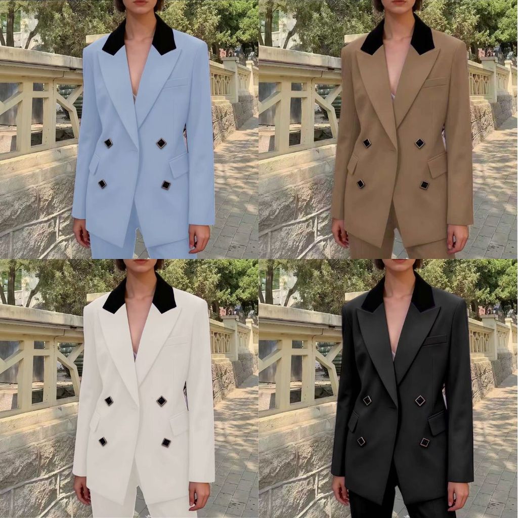 SUIT-36 เสื้อสูทเบลเซอร์ สำหรับผู้หญิง (เฉพาะเสื้อ) S-4XL พร้อมส่ง 8 สีพาสเทล สาวอวบใส่ได้ เนื้อผ้าด