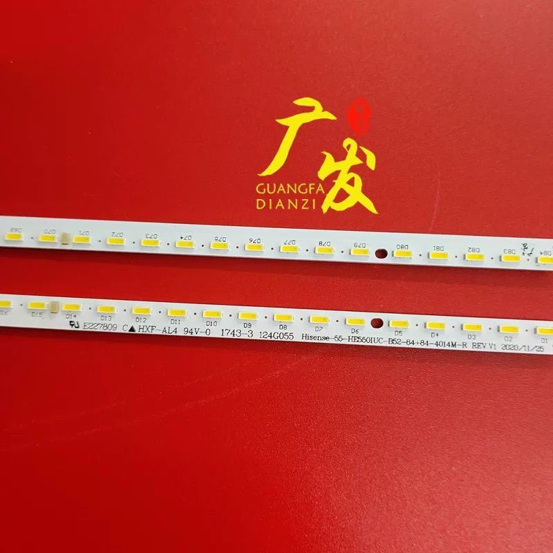 หลอด LED Backlight Hisense แท้ รุ่น LED55E7C LED55M5600UCD 55-HE550IUC-B52-84+84
