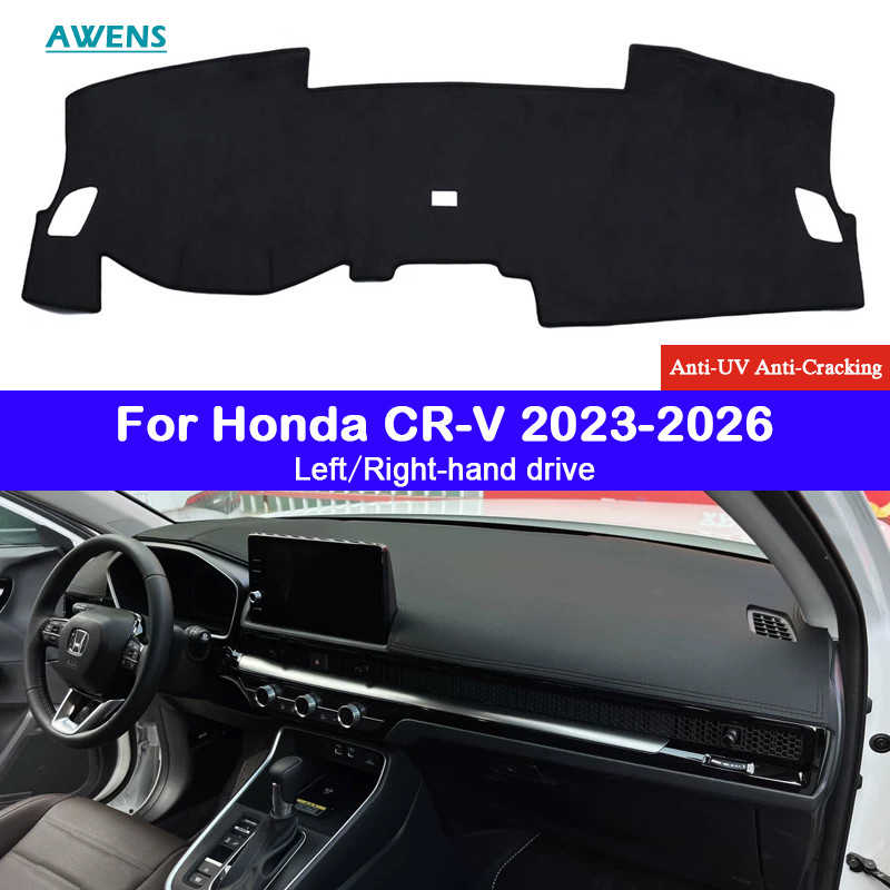 Dash สําหรับ Honda CR-V CRV อุปกรณ์เสริม 2023 2024 2025 2026 Dashboard ฝาครอบคอนโซลกลาง Dash Mat พรม Protector Sunshield ไม่มี Glare Non-Slip Pad Custom