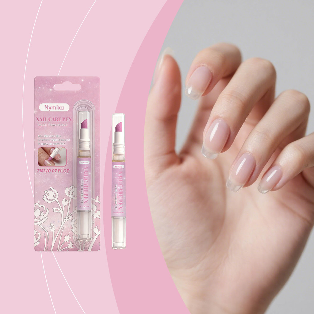 Nymixa 2 in 1 Nail Care Pen Gentle Care ทําความสะอาดทุกวันมือเท้าเล็บ Smooth Care Pen 3.24