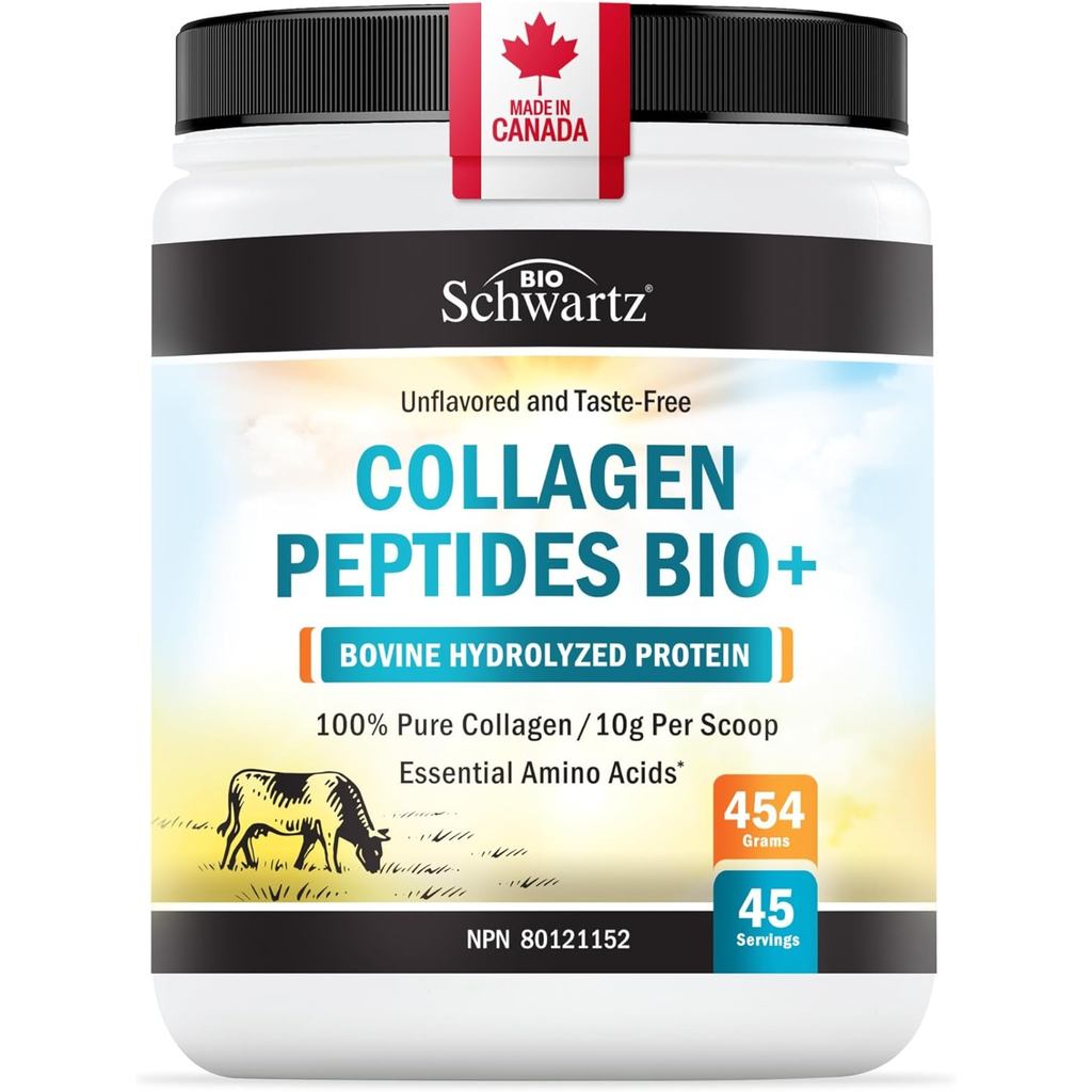 ผงคอลลาเจนเปปไทด์ บำรุงสุขภาพผมและเล็บ กระดูก และข้อเข่า ไม่ปรุงแต่ง Non-GMO ปราศจากกลูเตน