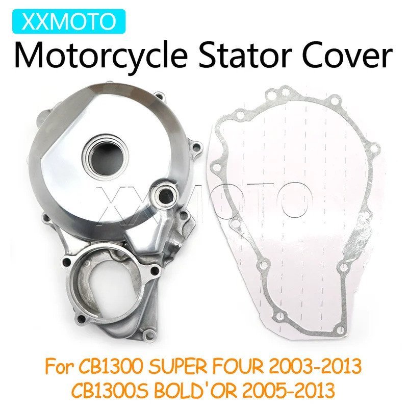 สําหรับ HONDA CB1300 SUPER FOUR CB1300S BOLDOR 2005-2013 CB 1300 รถจักรยานยนต์ Stator ฝาครอบเครื่องย