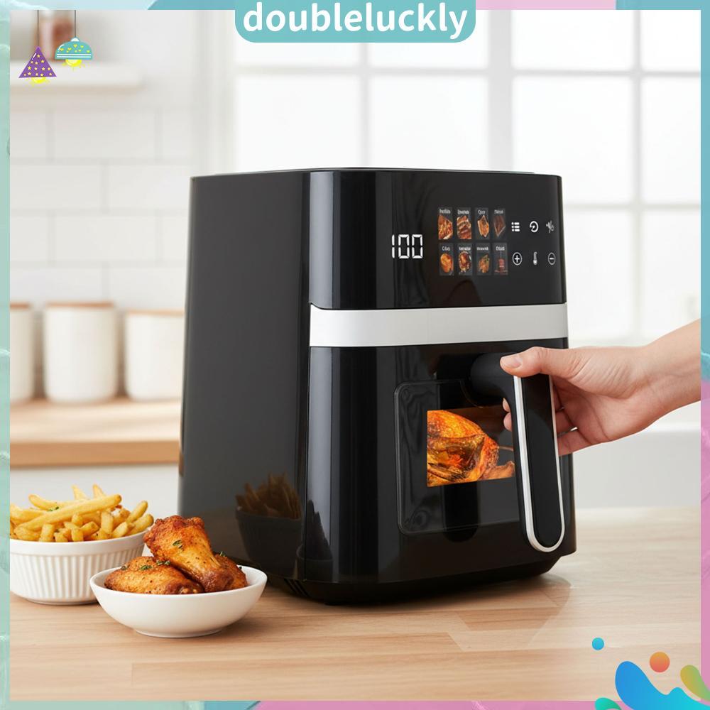 ⚡24ชม.⚡ 8L Multi-Function Air Fryer Timer & ควบคุมอุณหภูมิสําหรับร้านอาหารในครัว