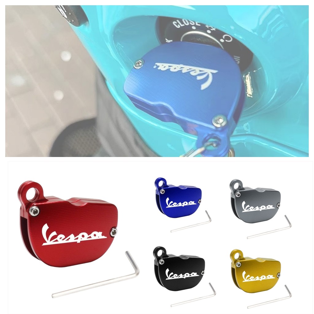 【Su MT】ครอบกุญแจ CNC Aluminum Vespa Sprint GTS Primavera 150