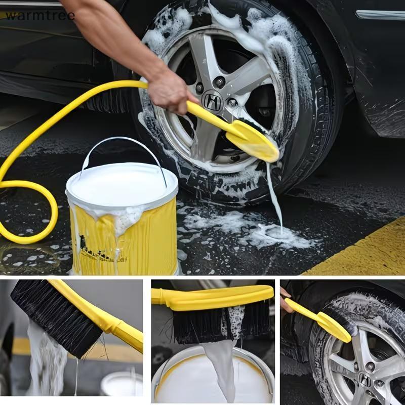 Warmtree แปรงล้างรถมัลติฟังก์ชั่นน้ําหนักเบาแบบพกพา Fast Clean หัวแปรงสําหรับ Routine Vehicle Care k