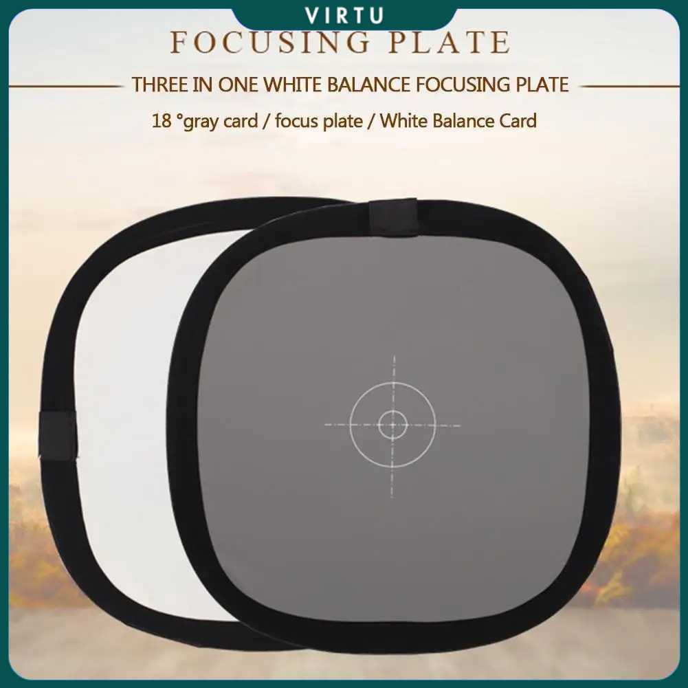 Photodiox Focusing Plate การ์ดสีเทา 18 เปอร์เซ็นต์ การถ่ายภาพ 2in1 31cm - FT-18