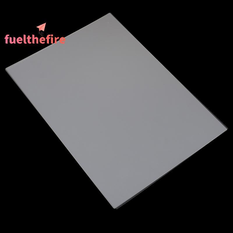 [Feel] 10 ชิ้น A4 Inkjet Laser Printing Transparency Film กระดาษถ่ายภาพ PCB Stencils [ใหม่]