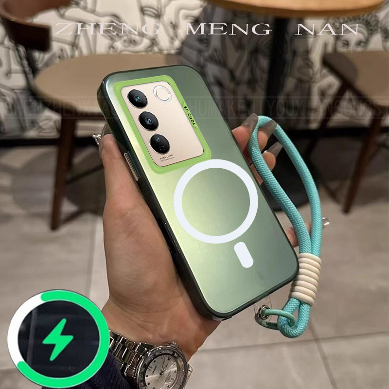 เหมาะสําหรับ VIVO V27E V27 pro IQOO7 เคสโทรศัพท์สําหรับเงินเคลือบหลุมขนาดใหญ่สีทึบป้องกัน sofe 0038