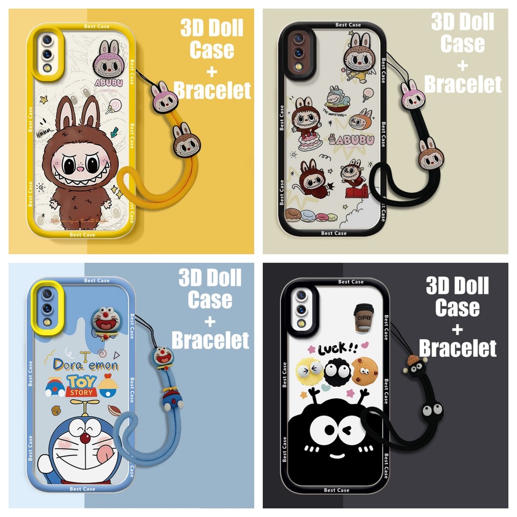 เคส Vivo Y93 เคส Vivo Y91c เคส Vivo Y1s เคส Vivo Y93s เข้ากันได้กับตุ๊กตา 3D Cool การ์ตูนน่ารักเคสโท