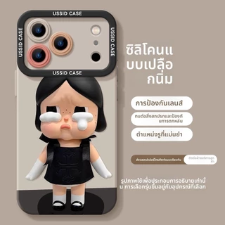 [สาวแว่นตาน่ารักสไตล์ใหม่] เคสโทรศัพท์ iPhone 17promax16 ซิลิโคน 15/14/13 Soft 12/11 กันกระแทก
