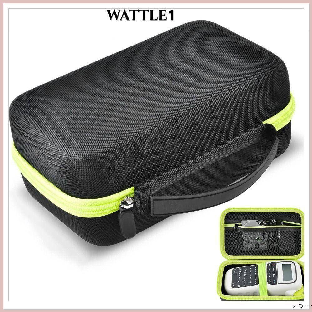 WATTLE Carrying , กระเป๋าเก็บเครื่องฉลาก EVA แบบพกพา, กล่องเก็บของป้องกันน้ําที่ทนทานความจุขนาดใหญ่ส