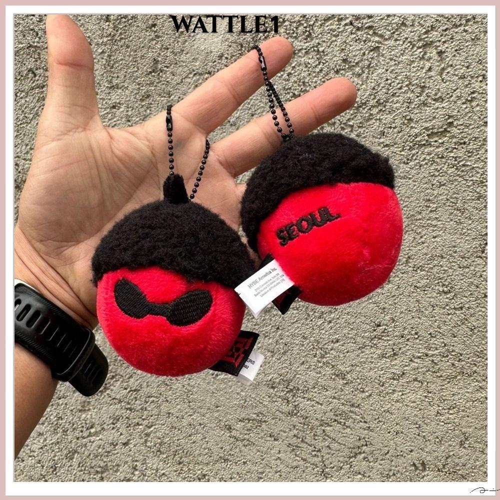 WATTLE พวงกุญแจแฟนคลับ J-HOPE Acorn พร้อมสร้อยคอพวงกุญแจ ของสะสมน่ารักสำหรับแฟนเพลง K-Pop