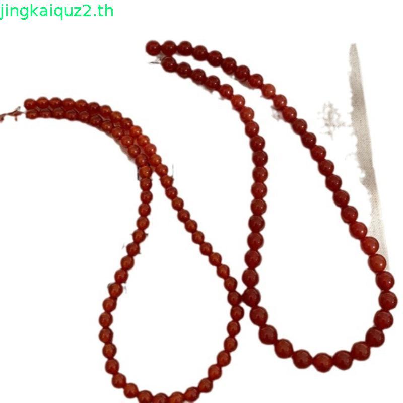 (WELRY.acc) พร้อมส่ง สร้อยคอหินสีแดง รุ่น Rouge