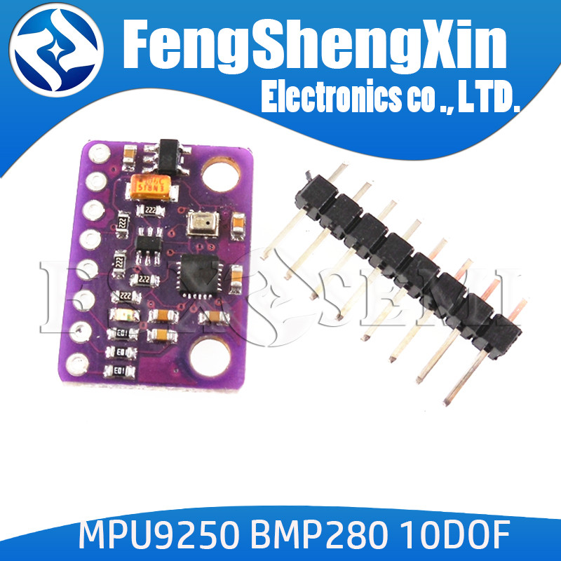 MPU-9250 MPU9250 BMP280 SPI IIC/I2C 10DOF Acceleration Gyroscope เข็มทิศ 9 แกนเซนเซอร์โมดูล GY-91 สํ