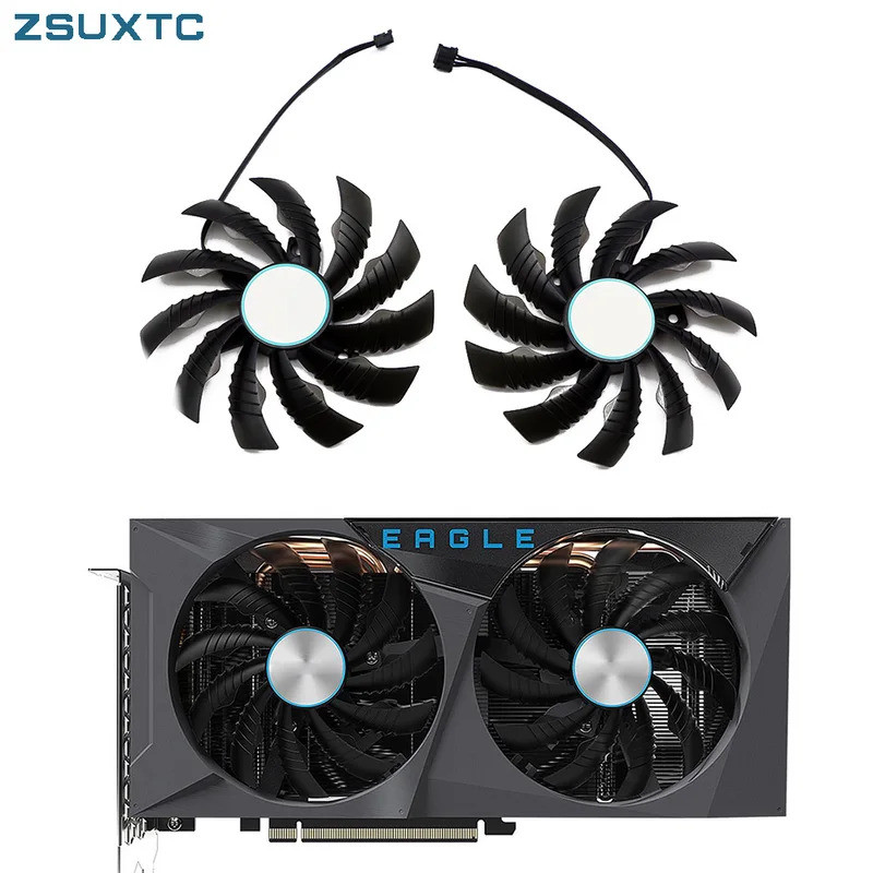 HL พัดลมระบายความร้อน 95 มม.PLD10010S12H RTX3060 Ti GPU พัดลมสําหรับ Gigabyte GeForce RTX 3060 3060T