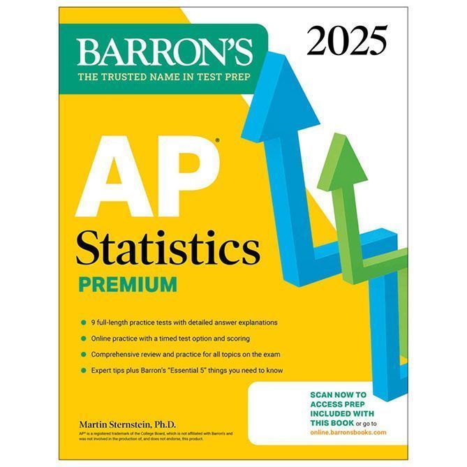 Paper Books 750 AP Statistics Premium หนังสือภาษาอังกฤษ 2025