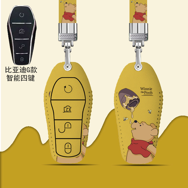 BYD เคสกุญแจรถ BYD BYD Dolphin ‌ซีลซีล ‌SEALION 7 ‌ATTO 3 Sealion 6 DMi M6 ฝาครอบกุญแจพวงกุญแจ