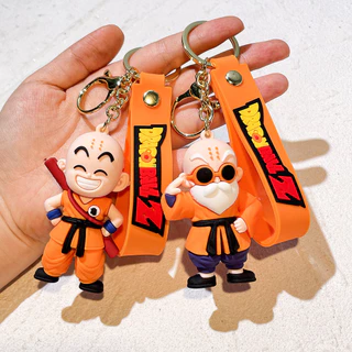 กุญแจ Dragon Ball ตัวละครคลาสสิก (Son Goku, Vegeta, Krillin) | PVC ของขวัญเด็ก ของสะสม กระเป๋า/กุญแจรถ​