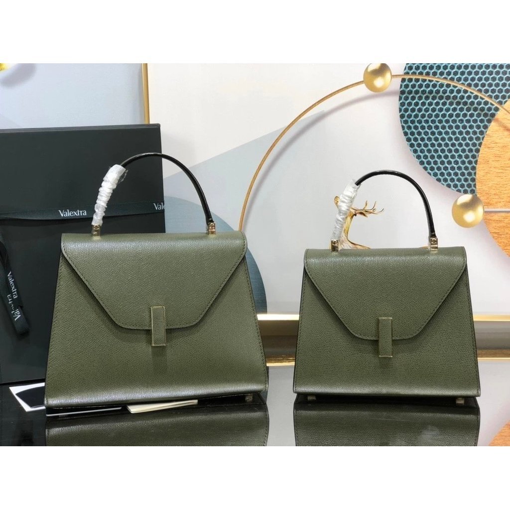 [อุปกรณ์เสริมใหม่] Valextra Cartella Premy กระเป๋าถือสะพายข้าง สไตล์ flap พกพาสะดวกสำหรับผู้หญิง
