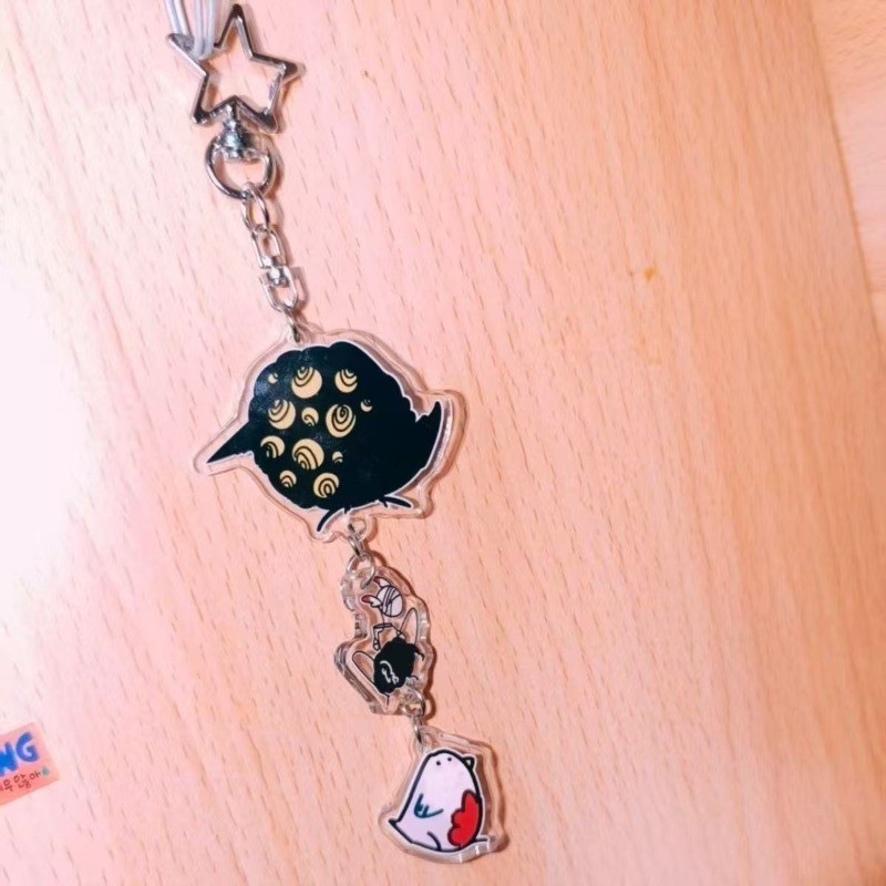 Limbus บริษัท Anime KeyChain ตัวอักษรจี้สําหรับกระเป๋าเพื่อนที่ดีเด็กสร้างสรรค์ประณีตของขวัญคอลเลกชันของเล่นอุปกรณ์ต่อพ่วง