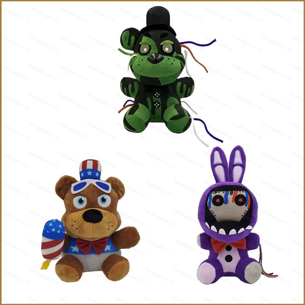 HQ FNAF Withered Bonnie Freddy ตุ๊กตาตุ๊กตาของขวัญเด็กตกแต่งบ้านตุ๊กตาของเล่นสําหรับเด็กคอลเลกชันเกม