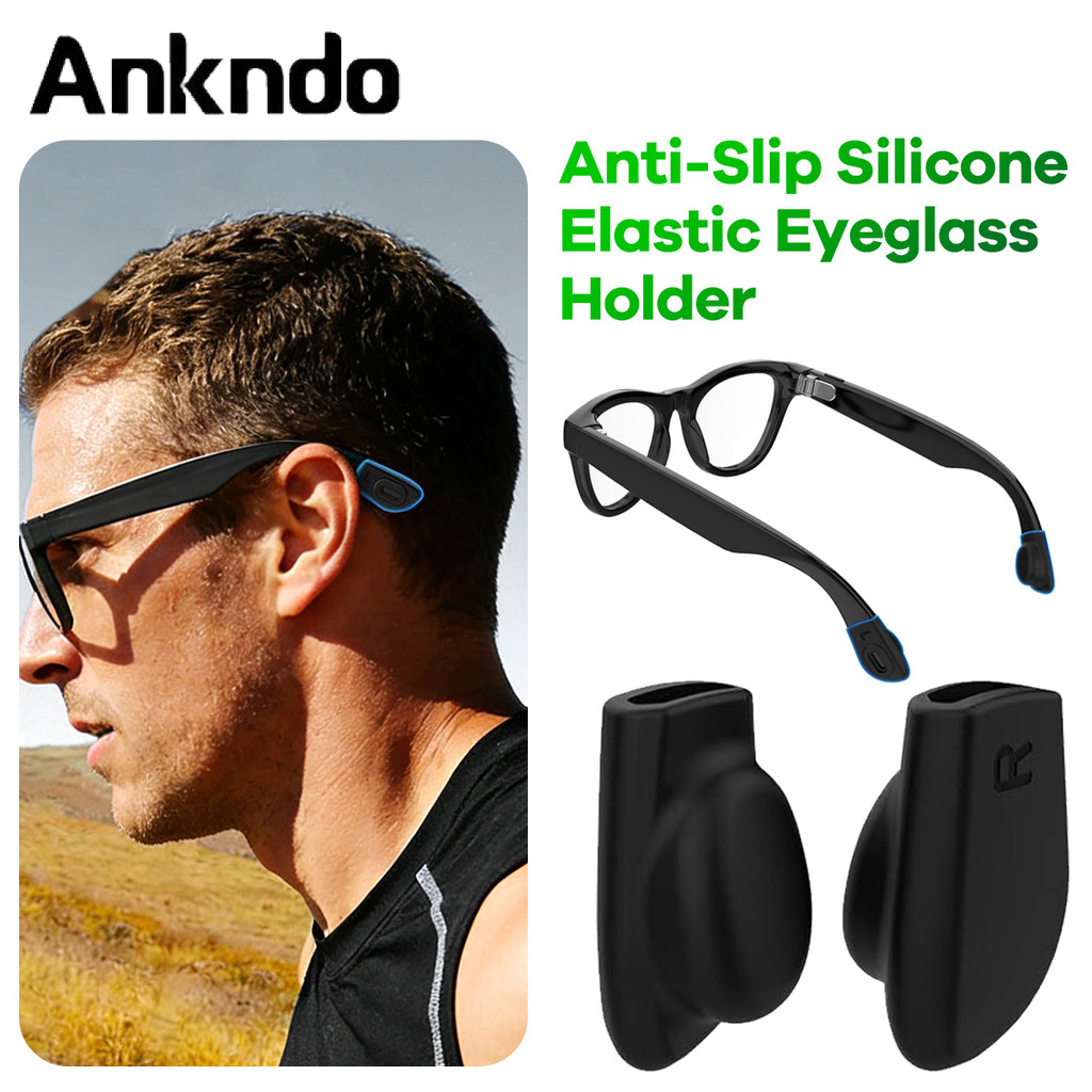 Ankndo ซิลิโคนกริปสำหรับแว่นตา Ray-Ban Meta Wayfarer, Skyler, Headliner (Gen2)