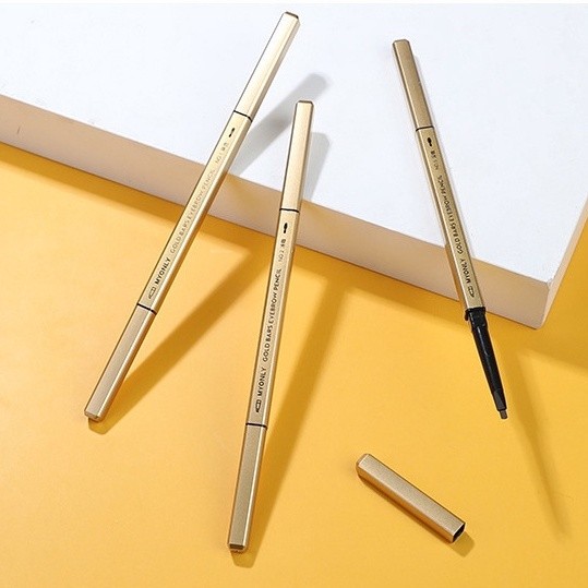 SIAM ดินสอคิ้วกันน้ำ 2 หัวพร้อมแปรง – หมุนใช้ง่าย มี 4 โทนสียอดนิยม สีติดทน แต่งคิ้วได้เป็นธรรมชาติ [สต็อกพร้อมส่ง] - รูปที่ 2